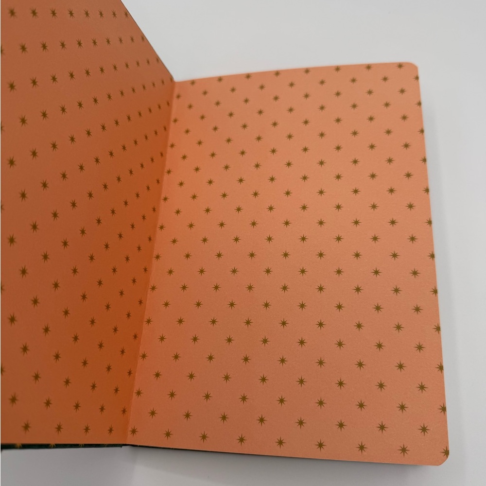 Gucci Green and Gold Star Motif Notebook - Picture 2 of 3